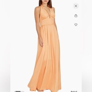 Dress the Population Rhea Cut Out Halter Neck Maxi Dress